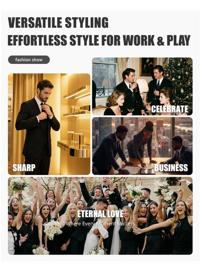 Men's Formal  with Vest & Tie