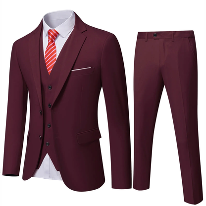 Men's Formal  with Vest & Tie