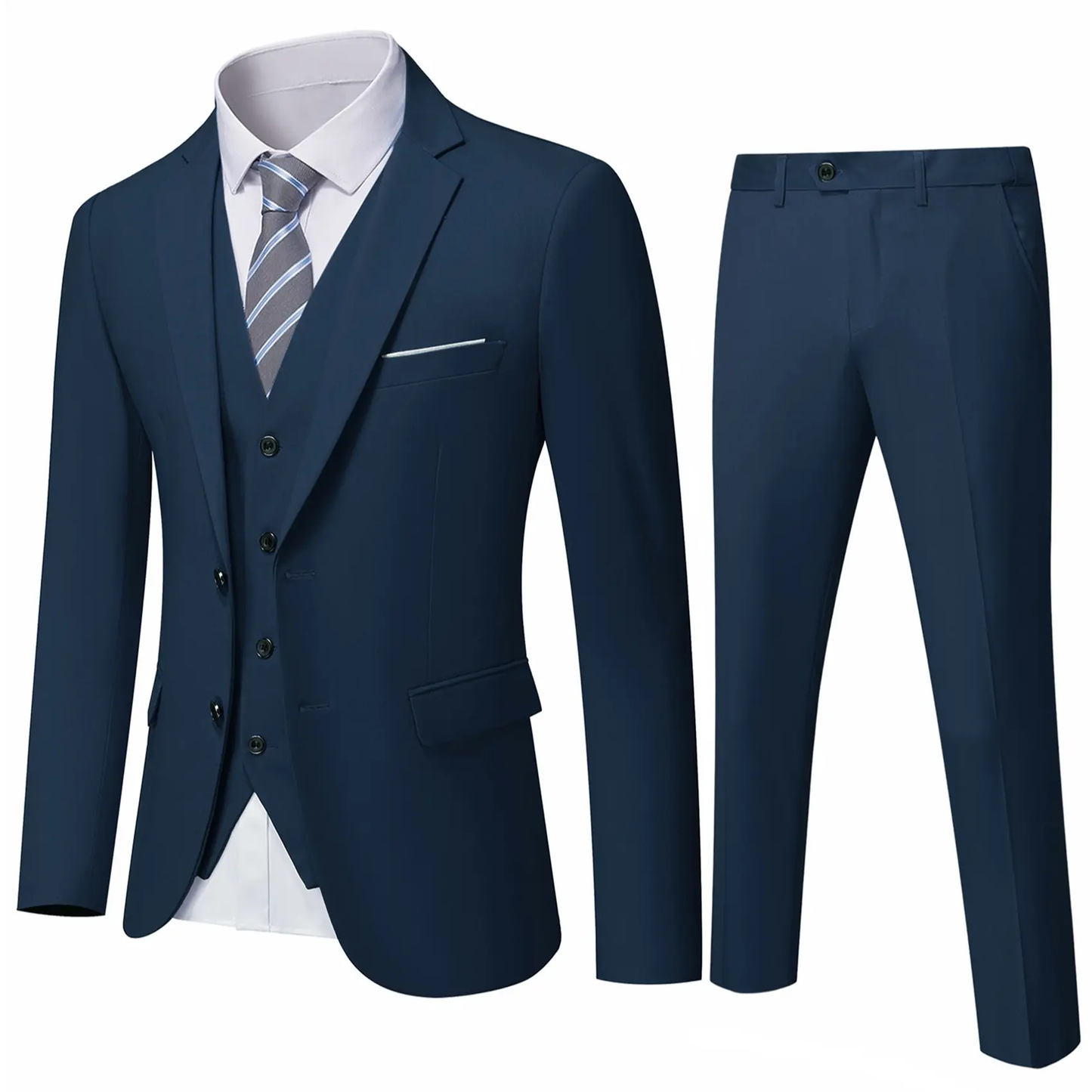 Men's Formal  with Vest & Tie