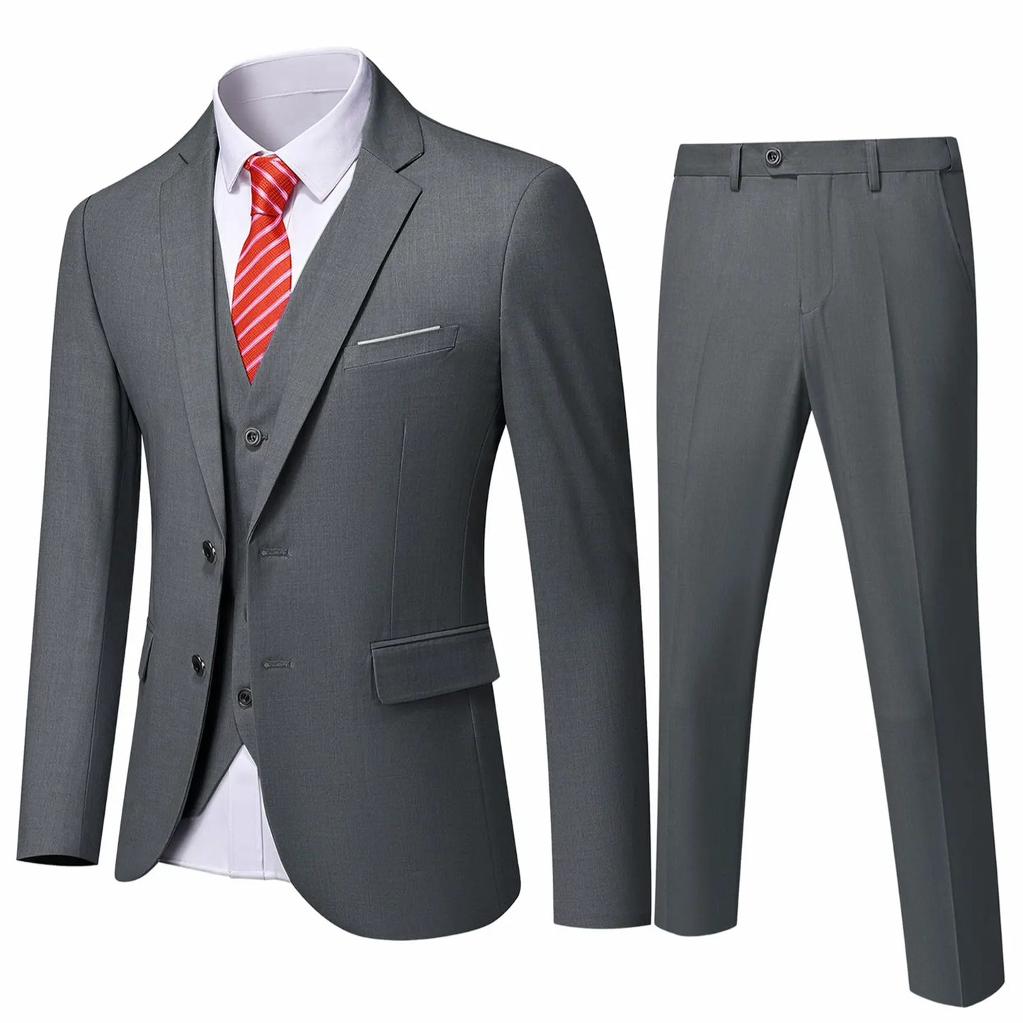 Men's Formal  with Vest & Tie