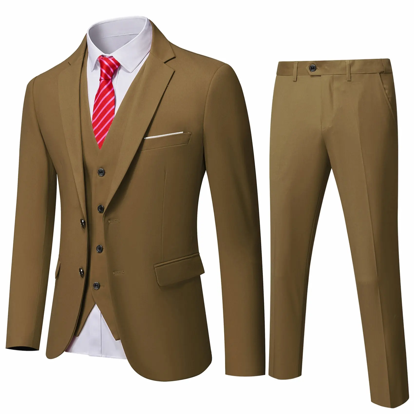 Men's Formal  with Vest & Tie