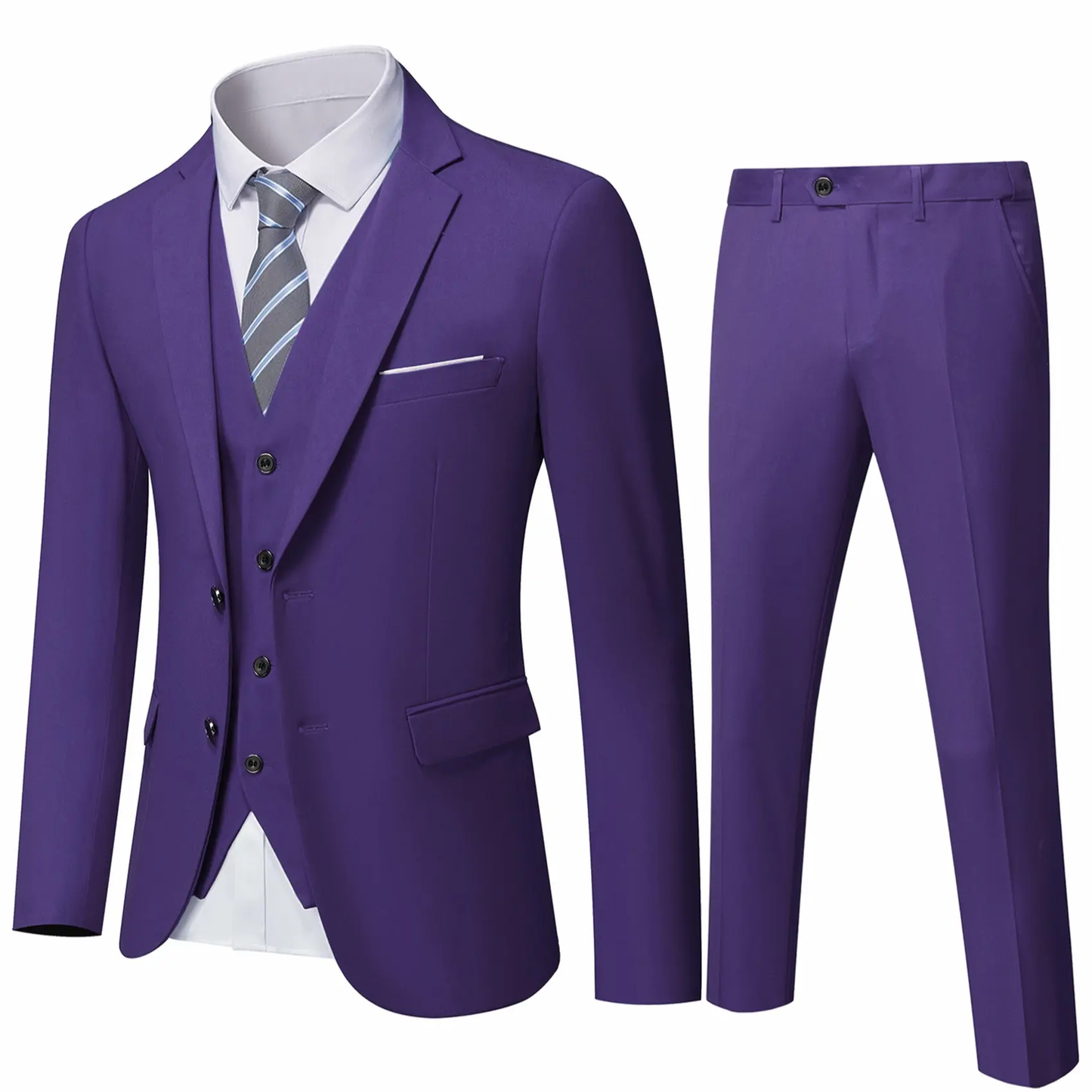 Men's Formal  with Vest & Tie