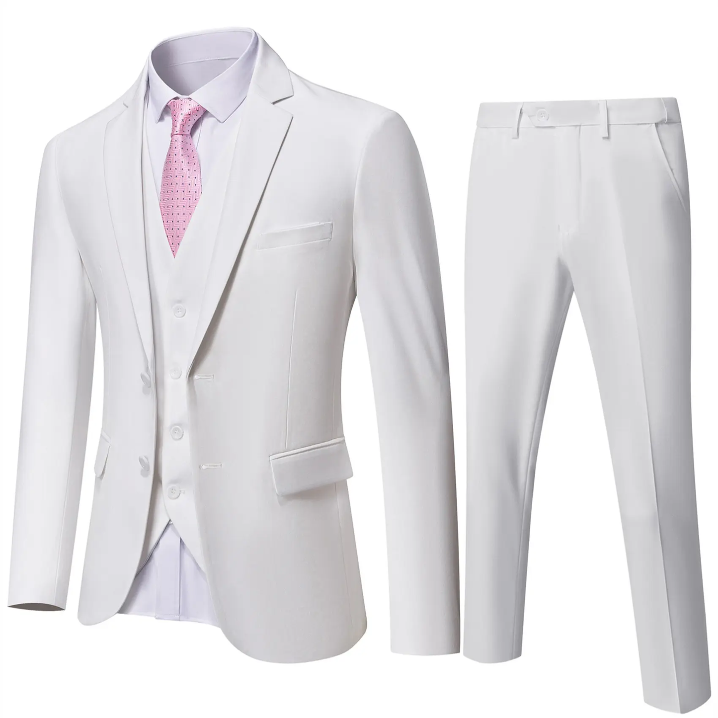 Men's Formal  with Vest & Tie